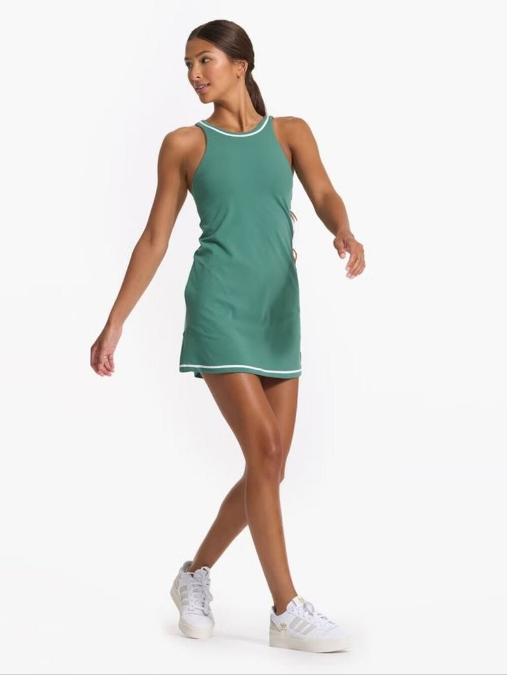 Vuori Volley Dress in Green